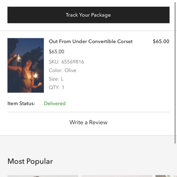 Out From Under Convertible Corset Top Size:Large WORN ONCE! SOLD OUT ONLINE! - Picture 3 of 8